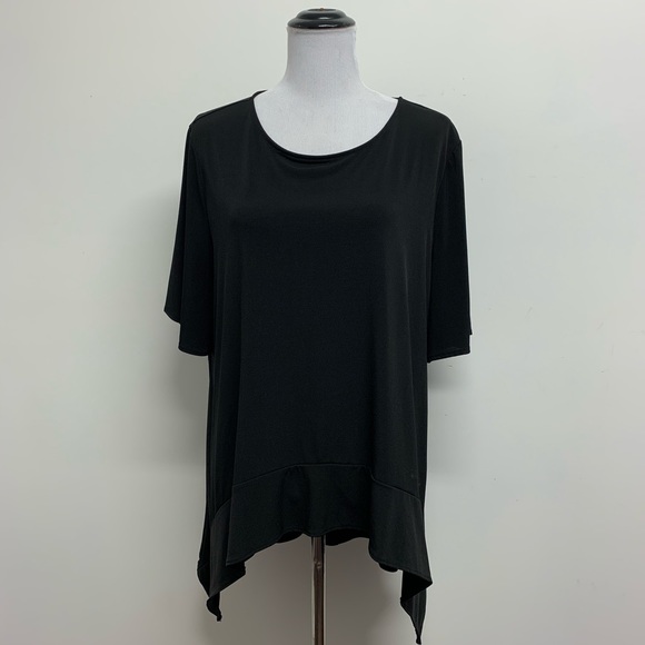Chico’s Ruffle Tunic Top Size 3 - Picture 2 of 12